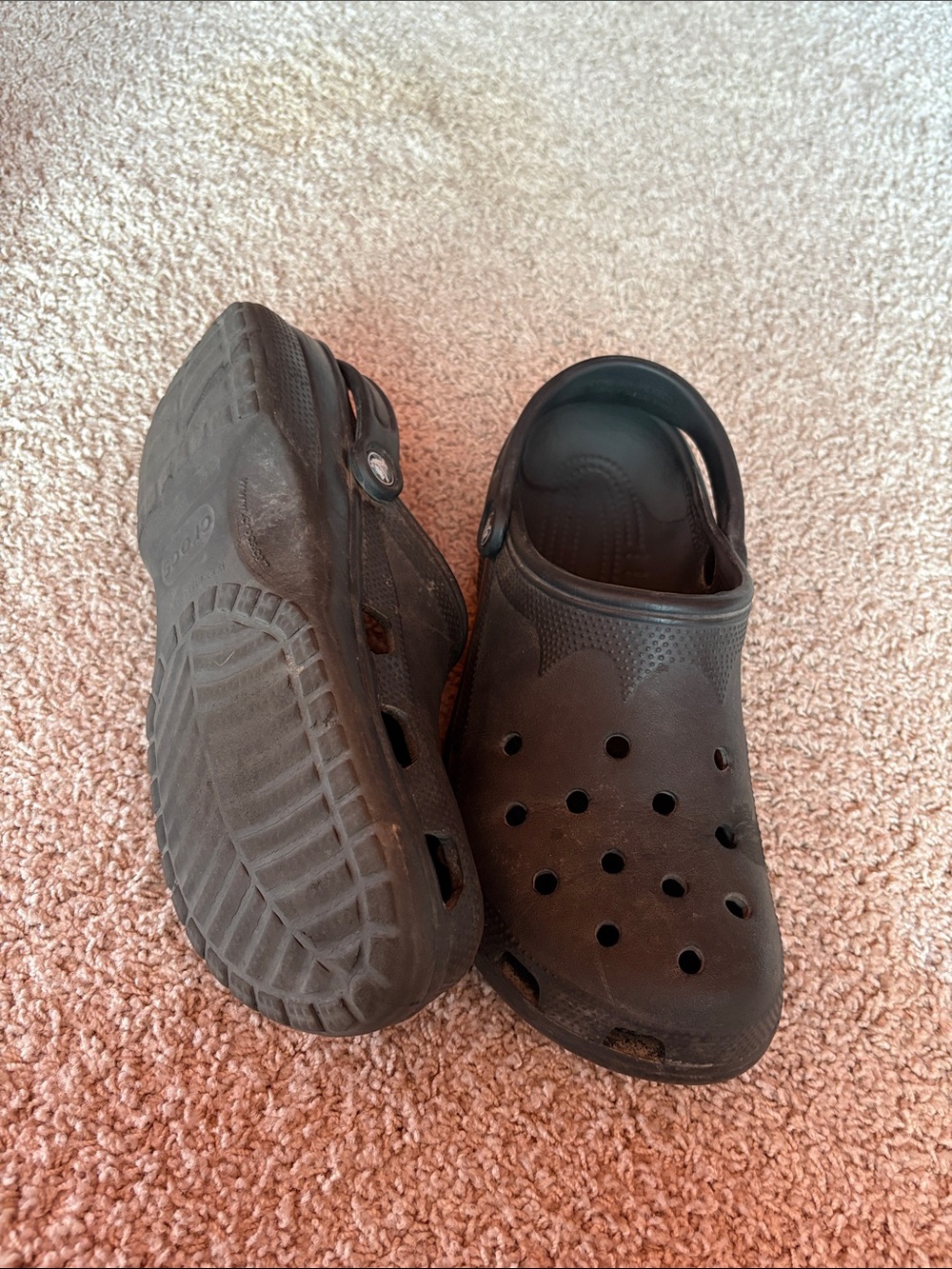 CROCS Men's Black Classic Clog Sandals